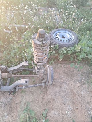 Eje trasero con amortiguadores lanrober 