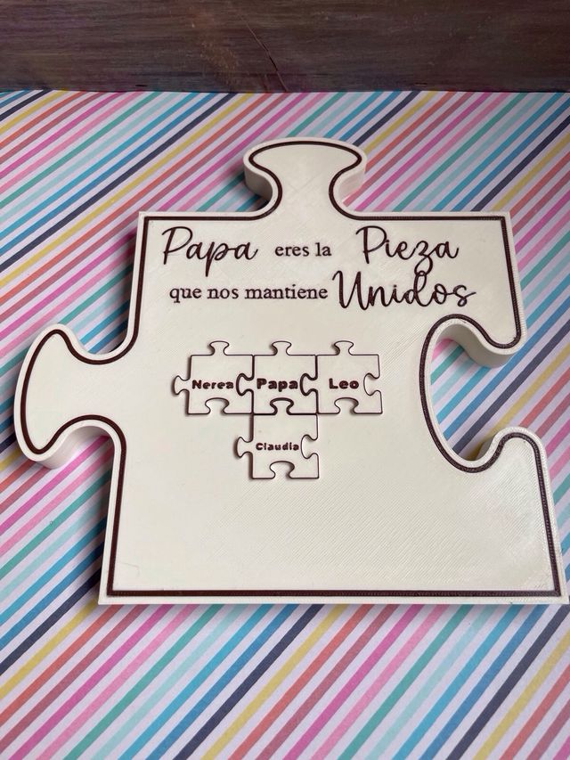 Pieza puzzle personalizada
