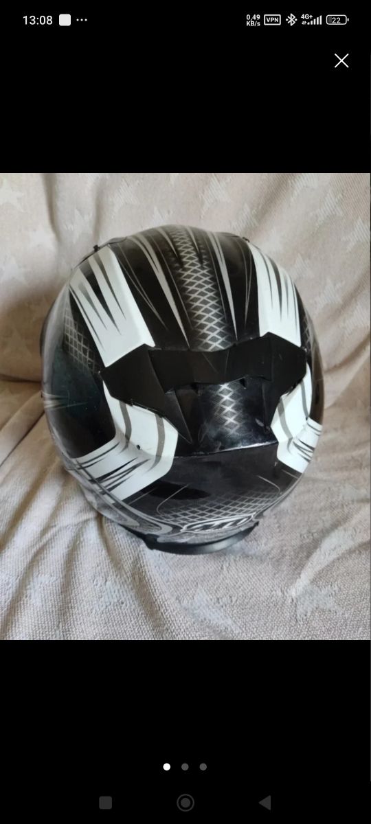 CASCO MOTO MT GAFAS TALLA L