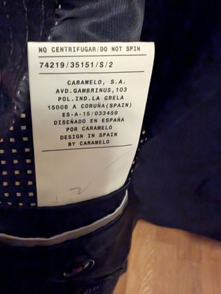 Chaqueta hombre Caramelo