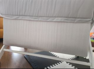 Mini cuna madera lacada blanca