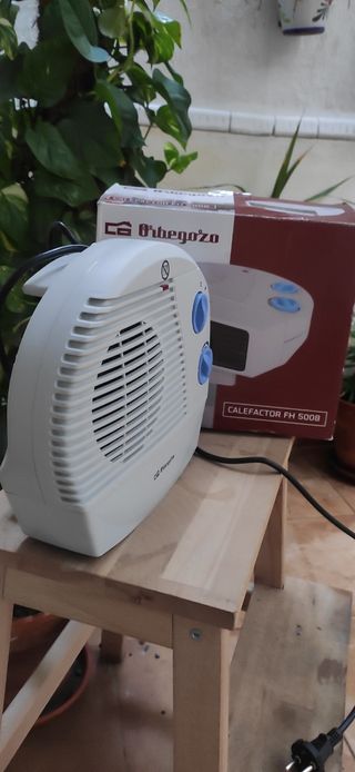 Calefactor ventilador Orbegozo. Cómo nuevo