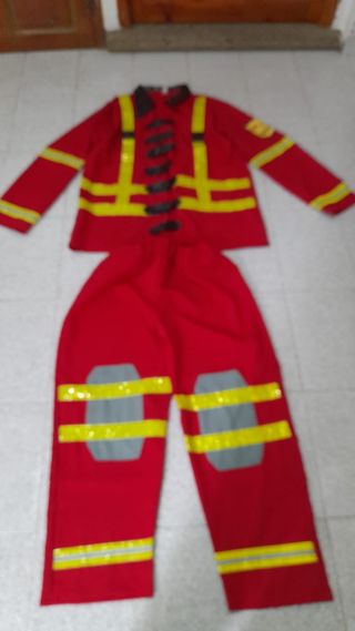 Disfraz bombero