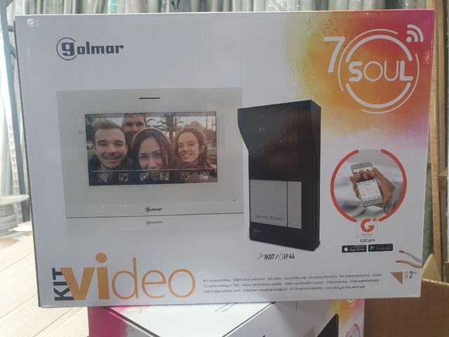 Kit videoportero 1 línea Golmar.