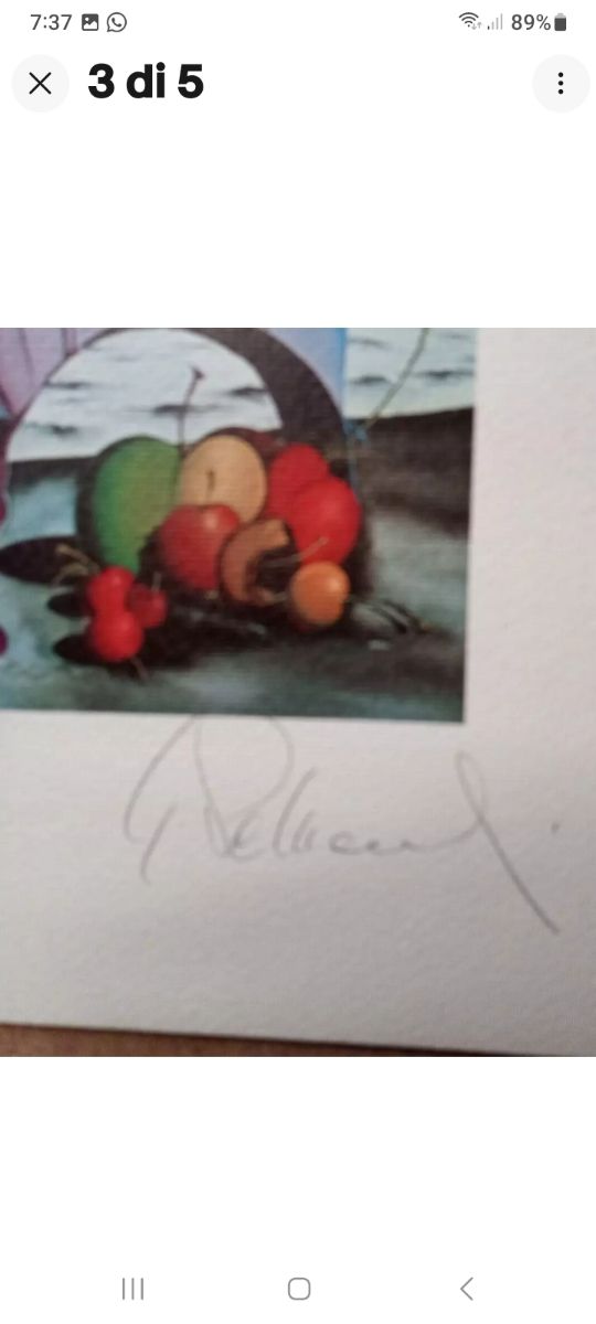 Litografia pelliccioli rara