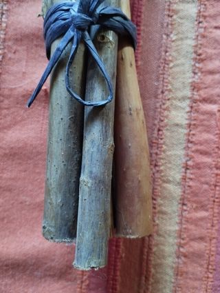 6 Matite artigianali in legno, nuove