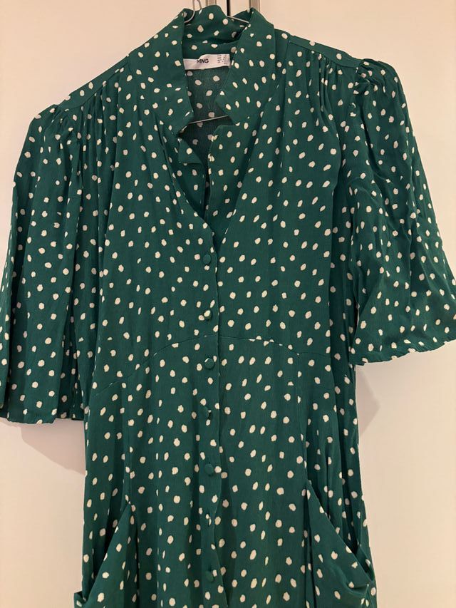 Mono MANGO Topos blancos