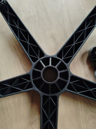 Base estrella Naylon reforzado silla oficina.