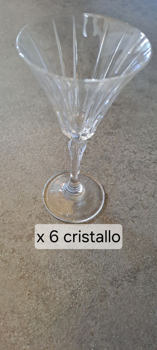 Bicchieri cristallo 30 pezzi