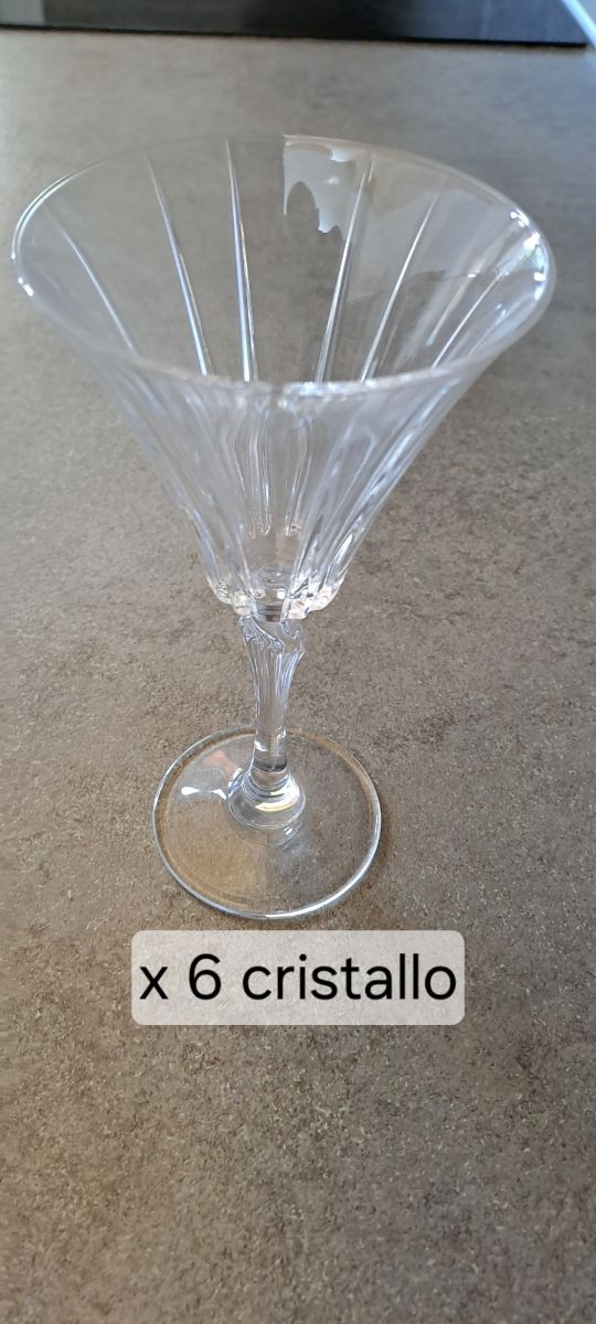 Bicchieri cristallo 30 pezzi