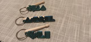 Portachiavi con nome