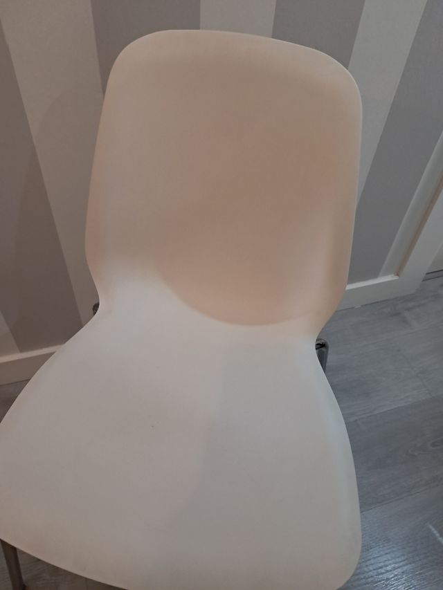 Sillas Blancas Ikea Modelo Lidas 2 unidades