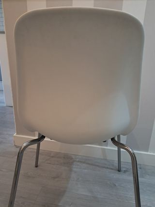 Sillas Blancas Ikea Modelo Lidas 2 unidades