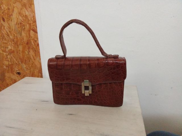 Bolso piel vintage