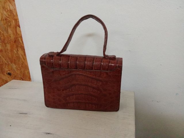 Bolso piel vintage