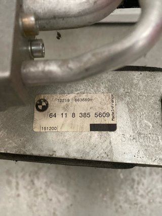 Radiador evaporador BMW
