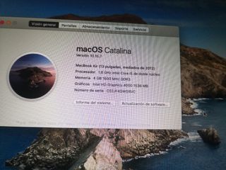 MACBOOK AIR 13 MID 2012 A1466