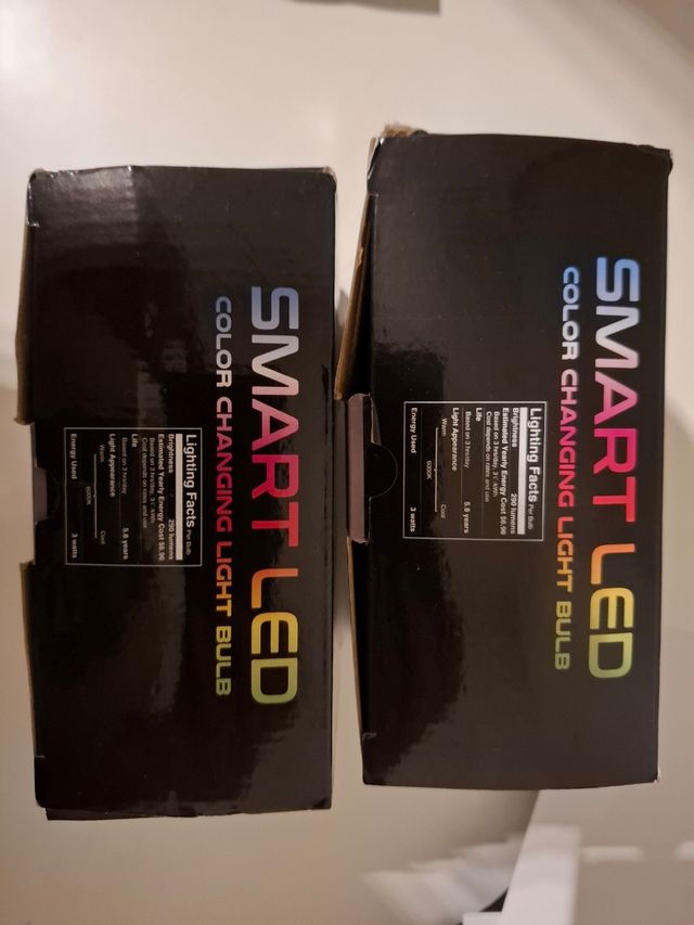 Bombillas led colores con mando