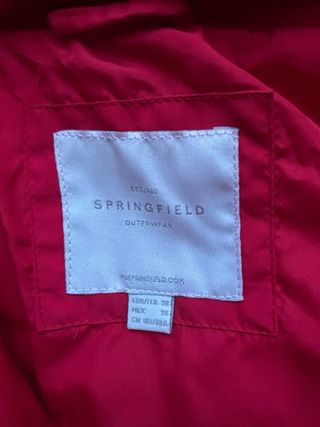 Anorak acolchado rojo