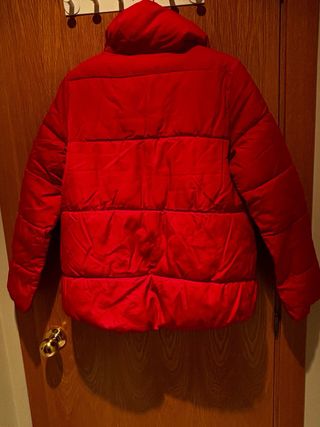 Anorak acolchado rojo