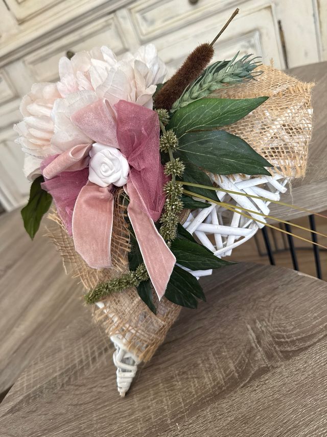 Cuore decorativo shabby chic