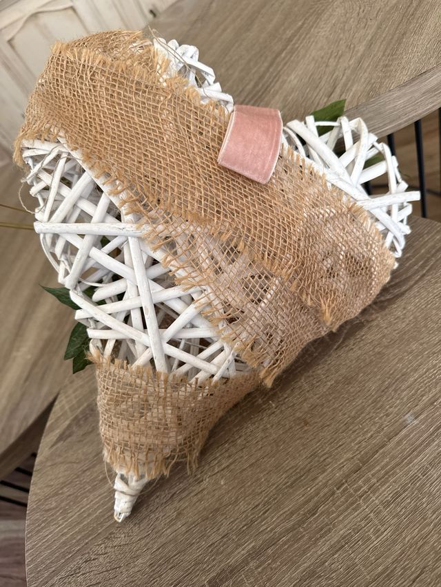 Cuore decorativo shabby chic