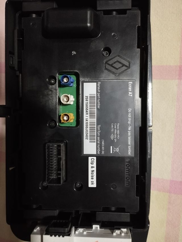 Pantalla navegador Renault megane