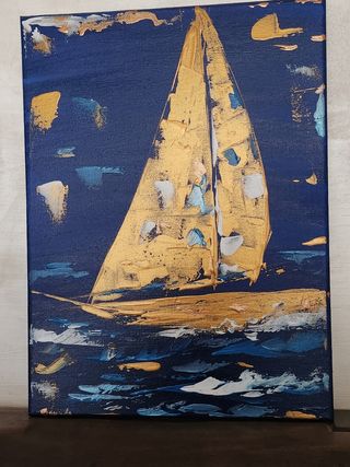 Quadro su tela in acrilico