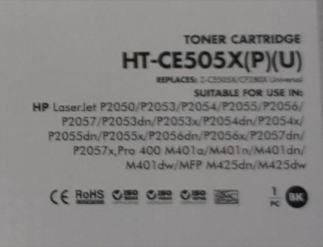 🆕 Toner compatible HP Laserjet HT-CE505X (P) (U)