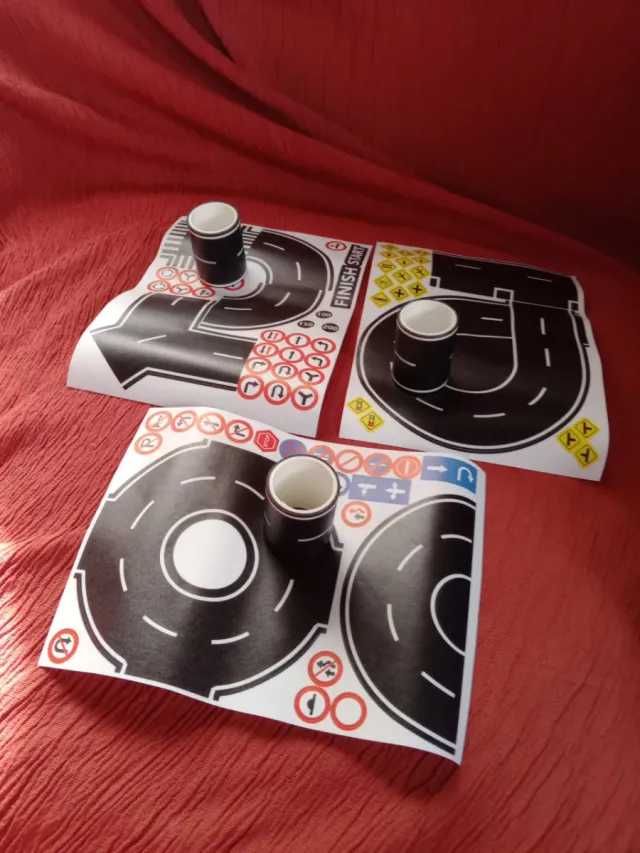 Strade per modellini di modelismo diorama