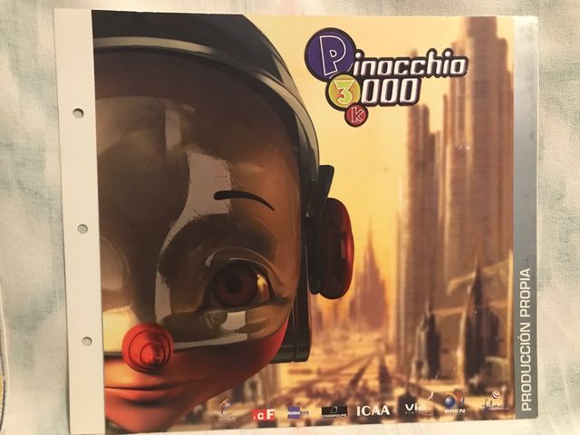 P3K Pinocho 3000 . Ficha tecnica Filmax