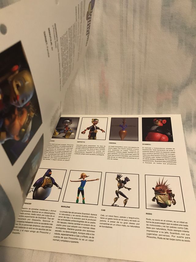 P3K Pinocho 3000 . Ficha tecnica Filmax