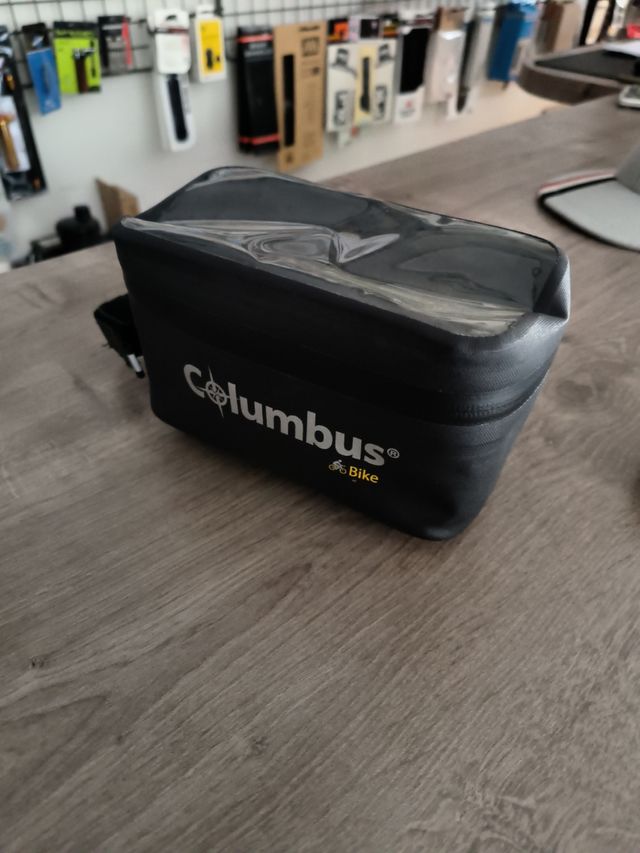 Bolsa para mòbil, tubo superior. Gravel.