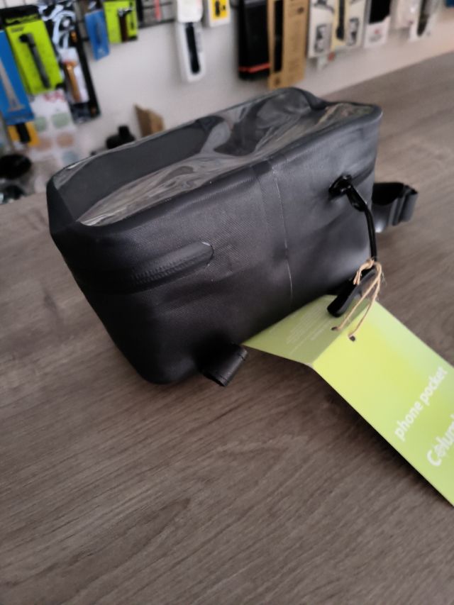 Bolsa para mòbil, tubo superior. Gravel.