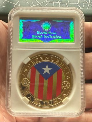 MONEDA MEDALLA CATALUNYA 2014.