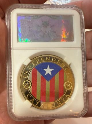 MONEDA MEDALLA CATALUNYA 2014.