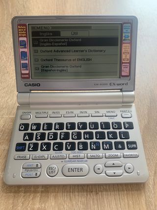 Diccionario electrónico español inglés