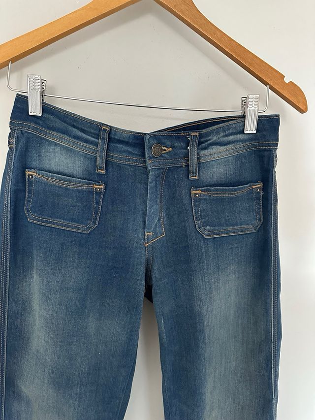 Pantalon vaquero mujer Mango