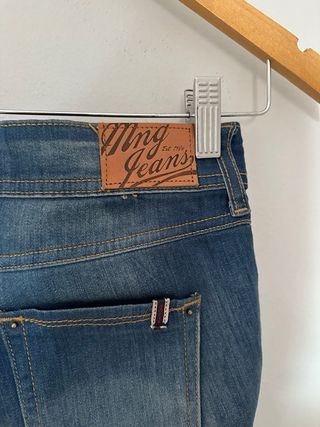 Pantalon vaquero mujer Mango