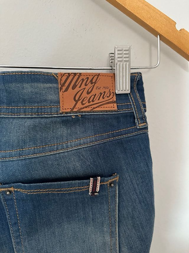 Pantalon vaquero mujer Mango