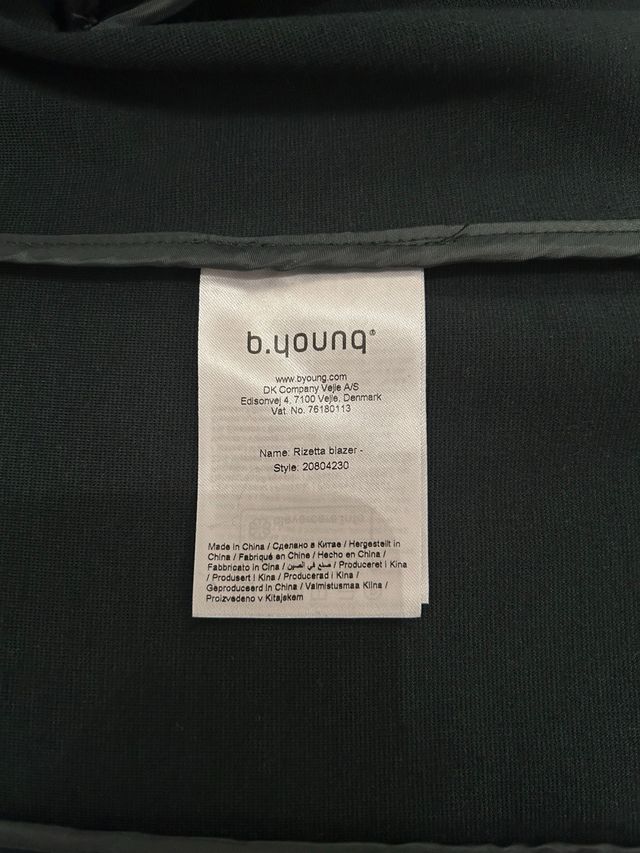 Americana entallada verde botella