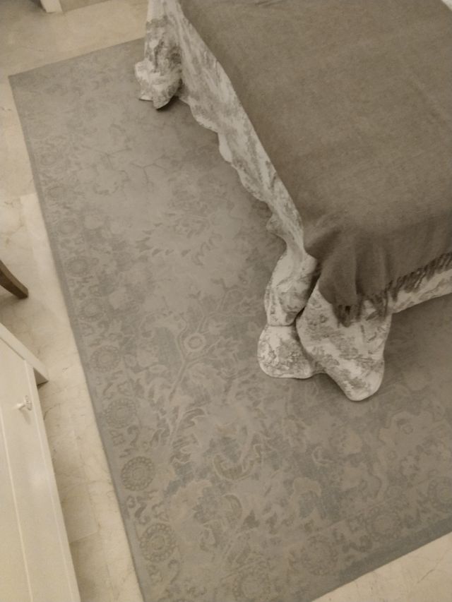 Alfombra con estampado paisley vintage 