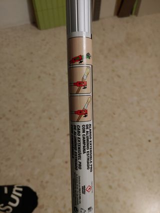 Alargo extensible para rodillos y brocha