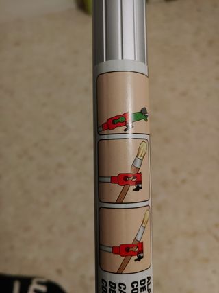 Alargo extensible para rodillos y brocha