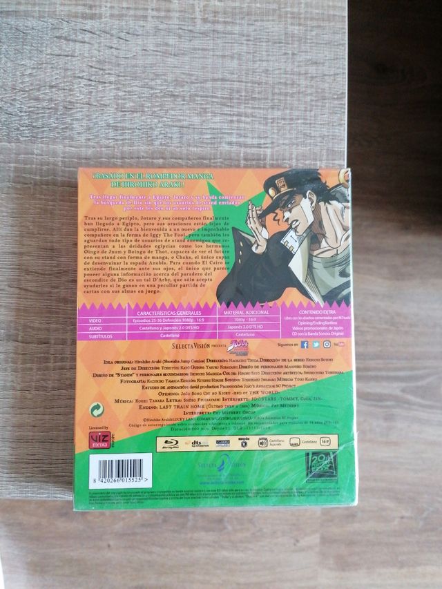 Jojo's Bizarre Adventure Bluray