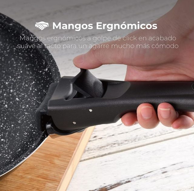 🆕 Juego de 2 Sartenes de Aluminio Prensado