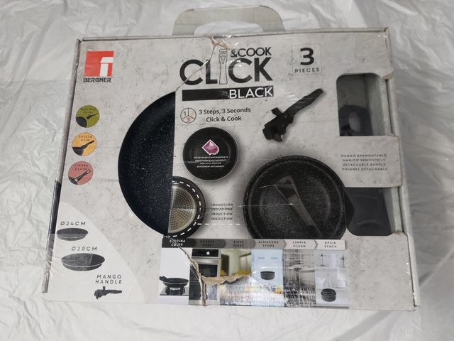 🆕 Juego de 2 Sartenes de Aluminio Prensado