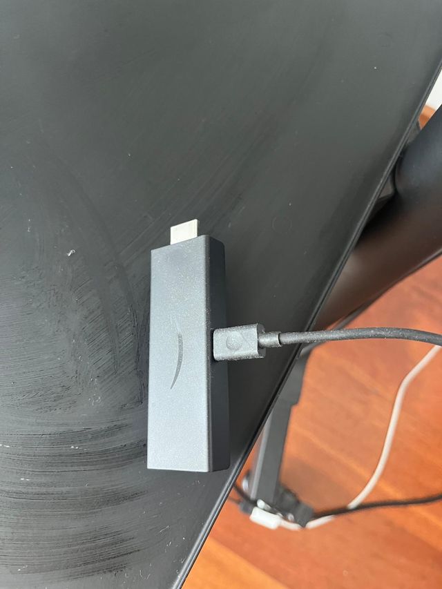 Soporte + TV Samsung + Fire Amazon