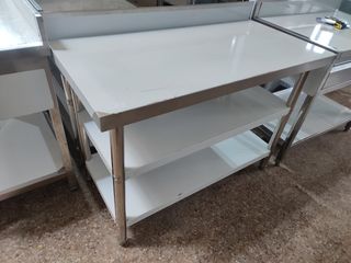 MESA DE ACERO INOX NUEVA 1'2M