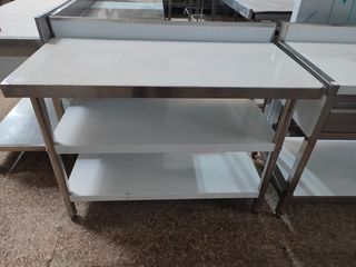 MESA DE ACERO INOX NUEVA 1'2M
